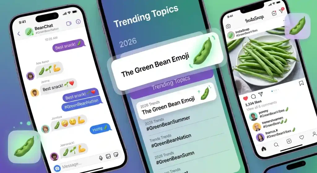 Trending Green Bean Emoji in 2026
