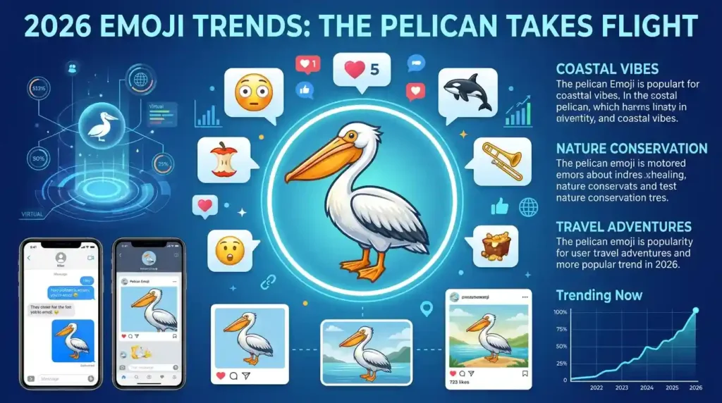 Trending Pelican Emoji in 2026
