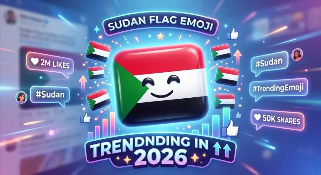 Trending Sudan Flag Emoji in 2026 