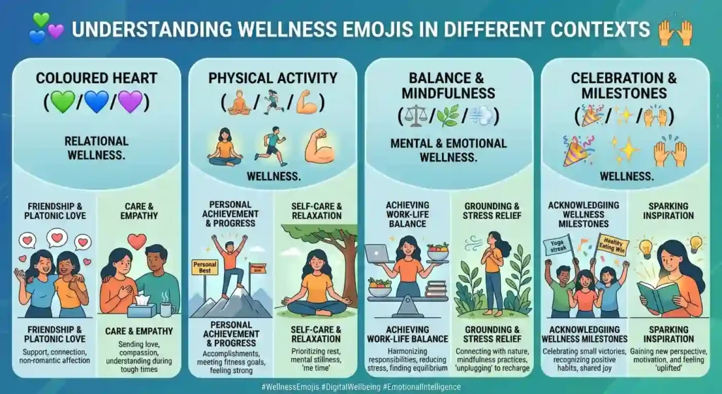 Wellness Emoji Meaning in Different Contexts