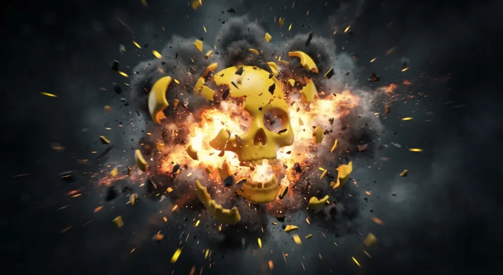 What Does Skull Emoji Exploding Mean
