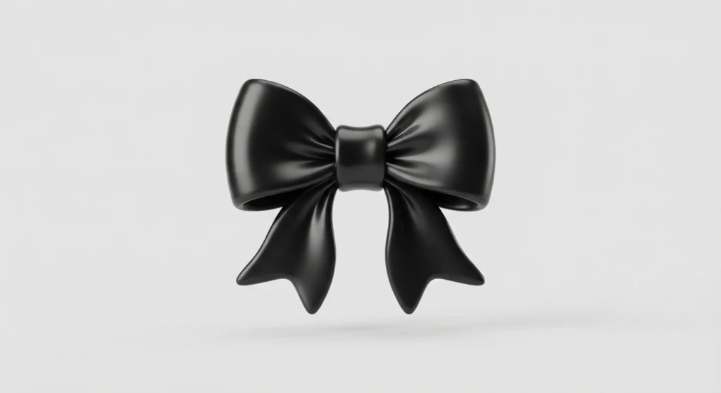 What Does the Black Ribbon Emoji Mean