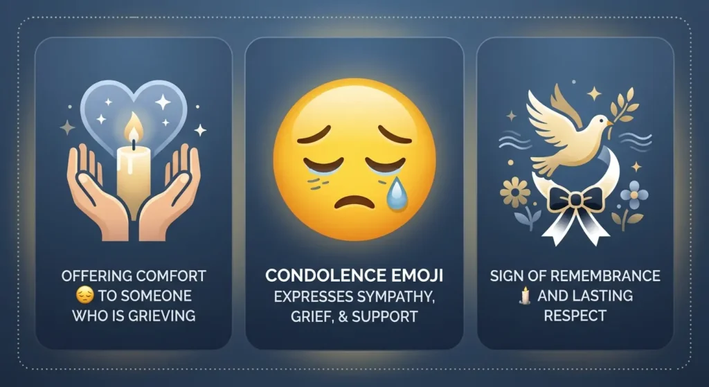 What Does the Condolence Emoji Mean