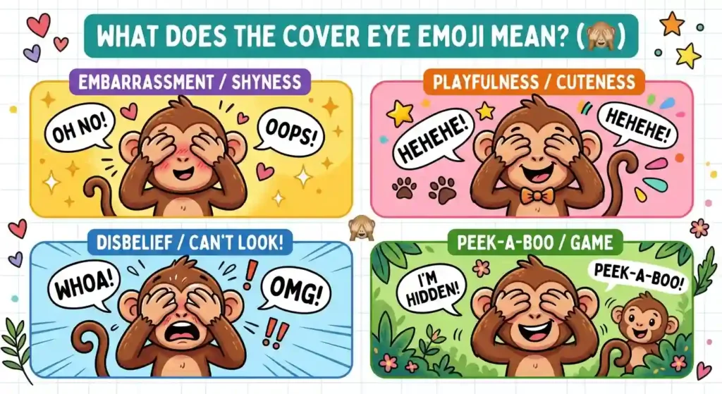 What Does the Cover Eye Emoji Mean