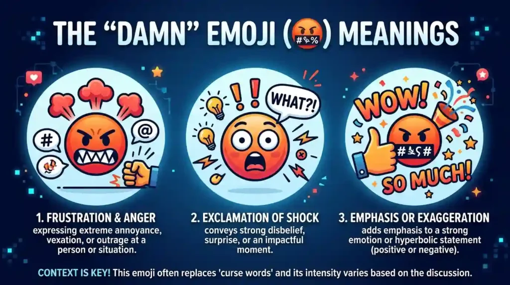 What Does the Damn Emoji Mean