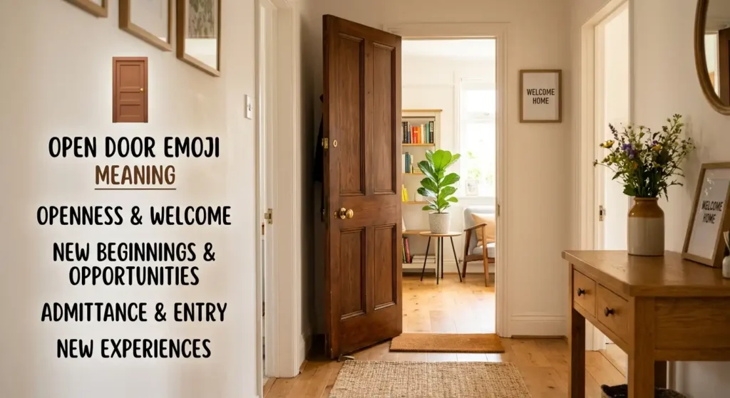 What Does the Open Door Emoji Mean