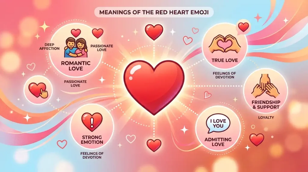 What Does the Red Heart Emoji Mean