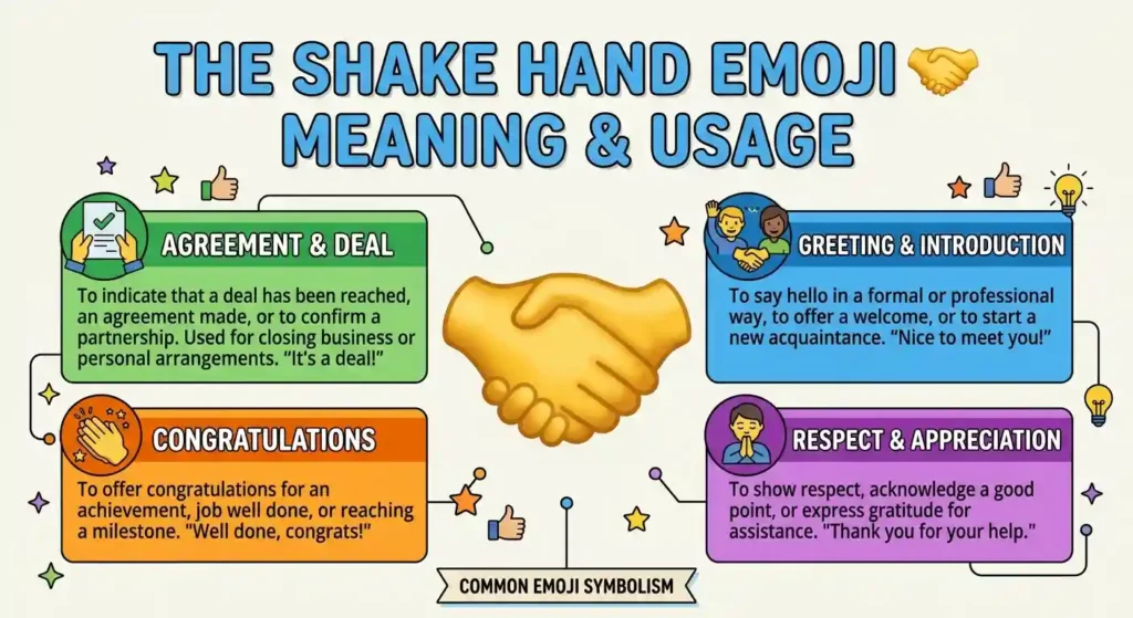 What Does the Shake Hand Emoji Mean