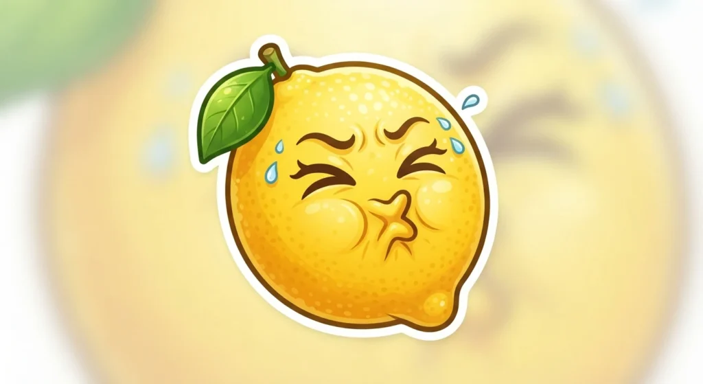 What Does the Sour Emoji 🍋 Mean