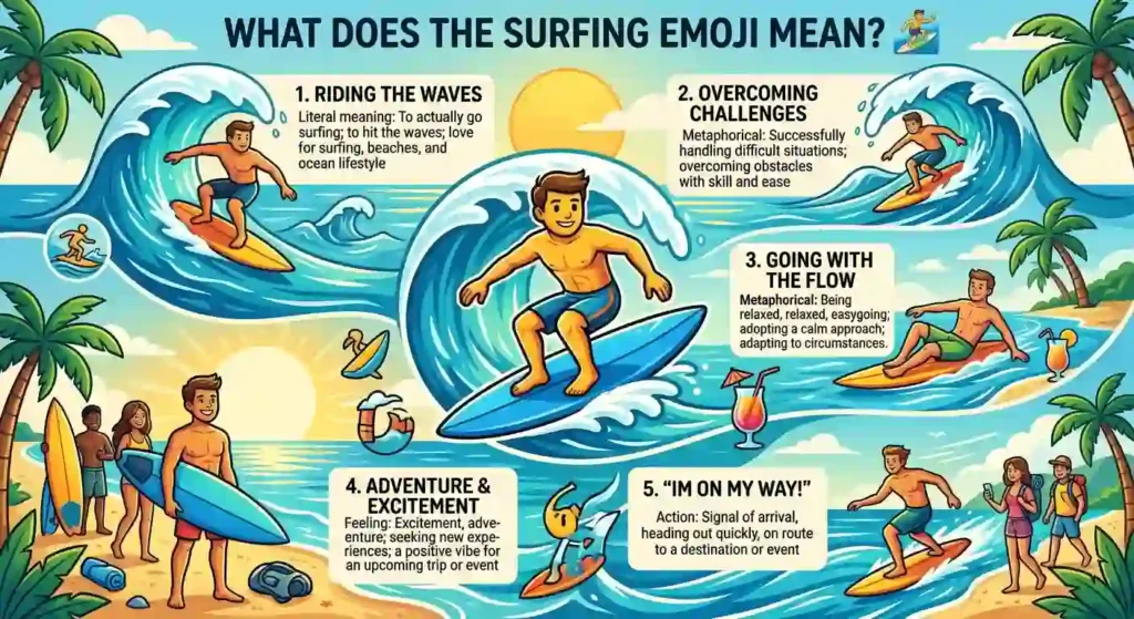 What Does the Surfing Emoji Mean