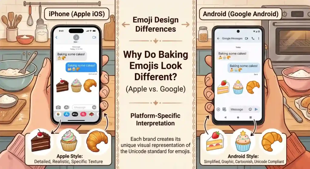 Why Do Baking Emoji Look Different on iPhone and Android