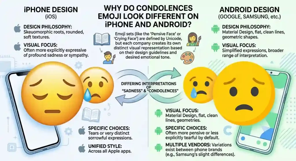 Why Do Condolences Emoji Look Different on iPhone and Android
