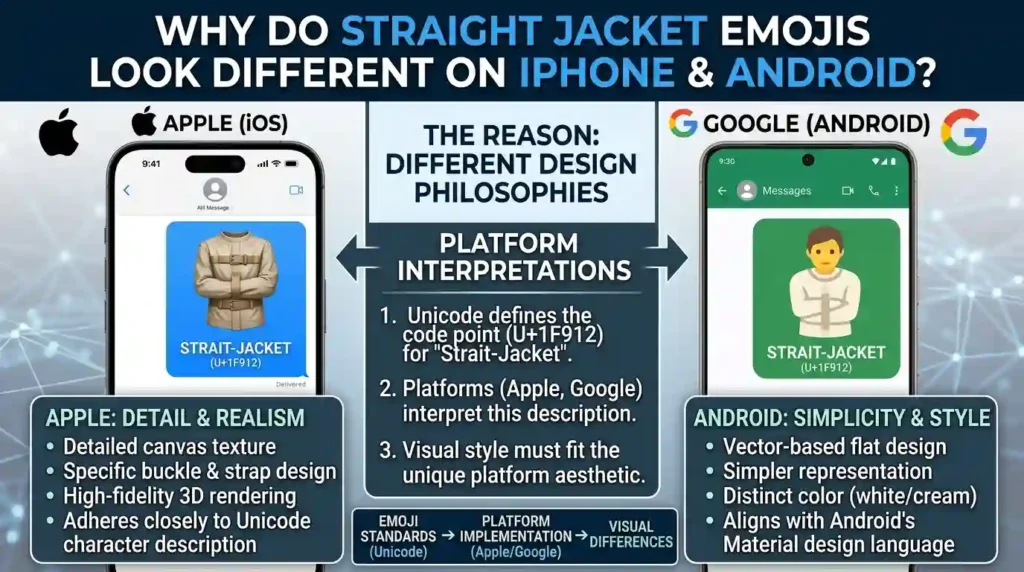 Why Do Straight Jacket Emoji Look Different on iPhone and Android