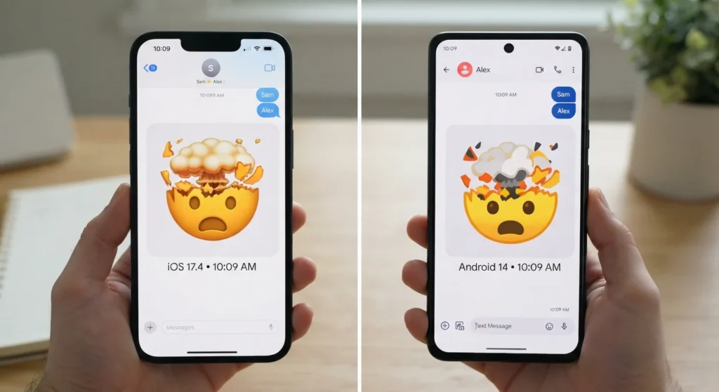Why Does Skull Emoji Exploding Look Different on iPhone and Android