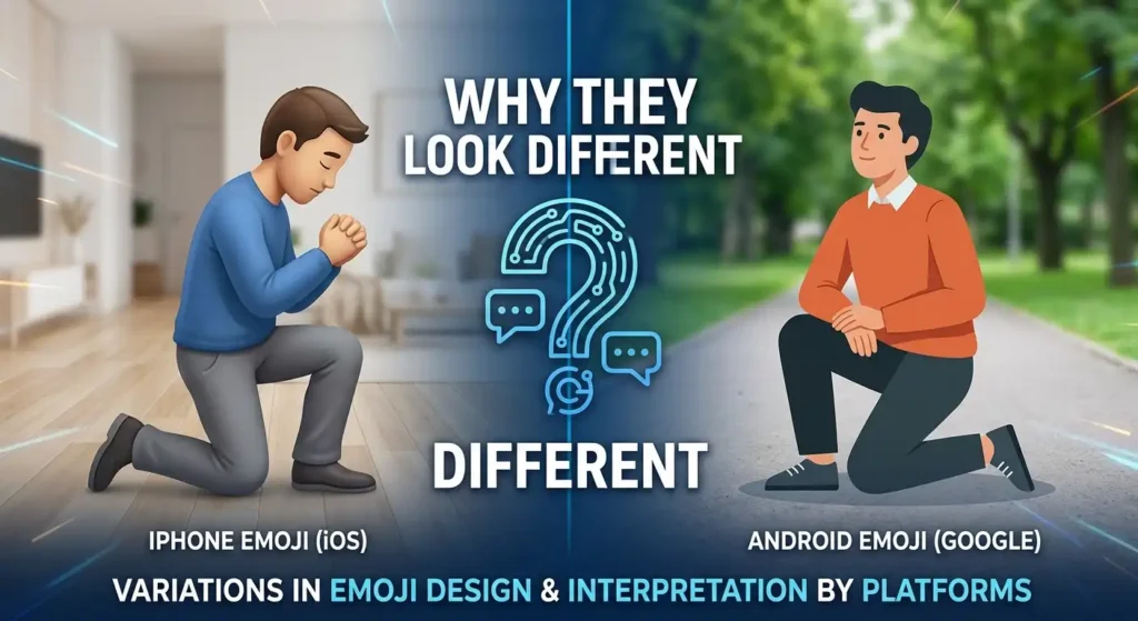 Why Does the Kneel Emoji Look Different on iPhone and Android
