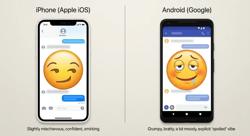 Why Does the Spoiled Emoji Look Different on iPhone and Android