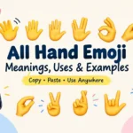 all hand emoji