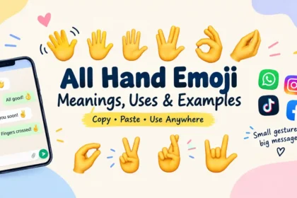 all hand emoji