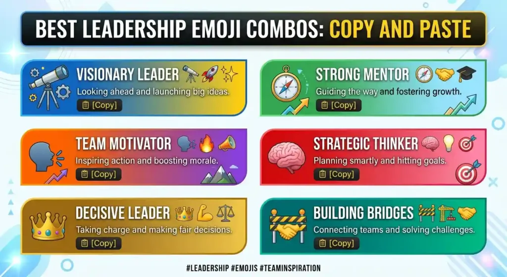zBest Leadership Emoji Combos: Copy and Paste
