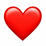 big heart emoji