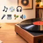 record player emoji