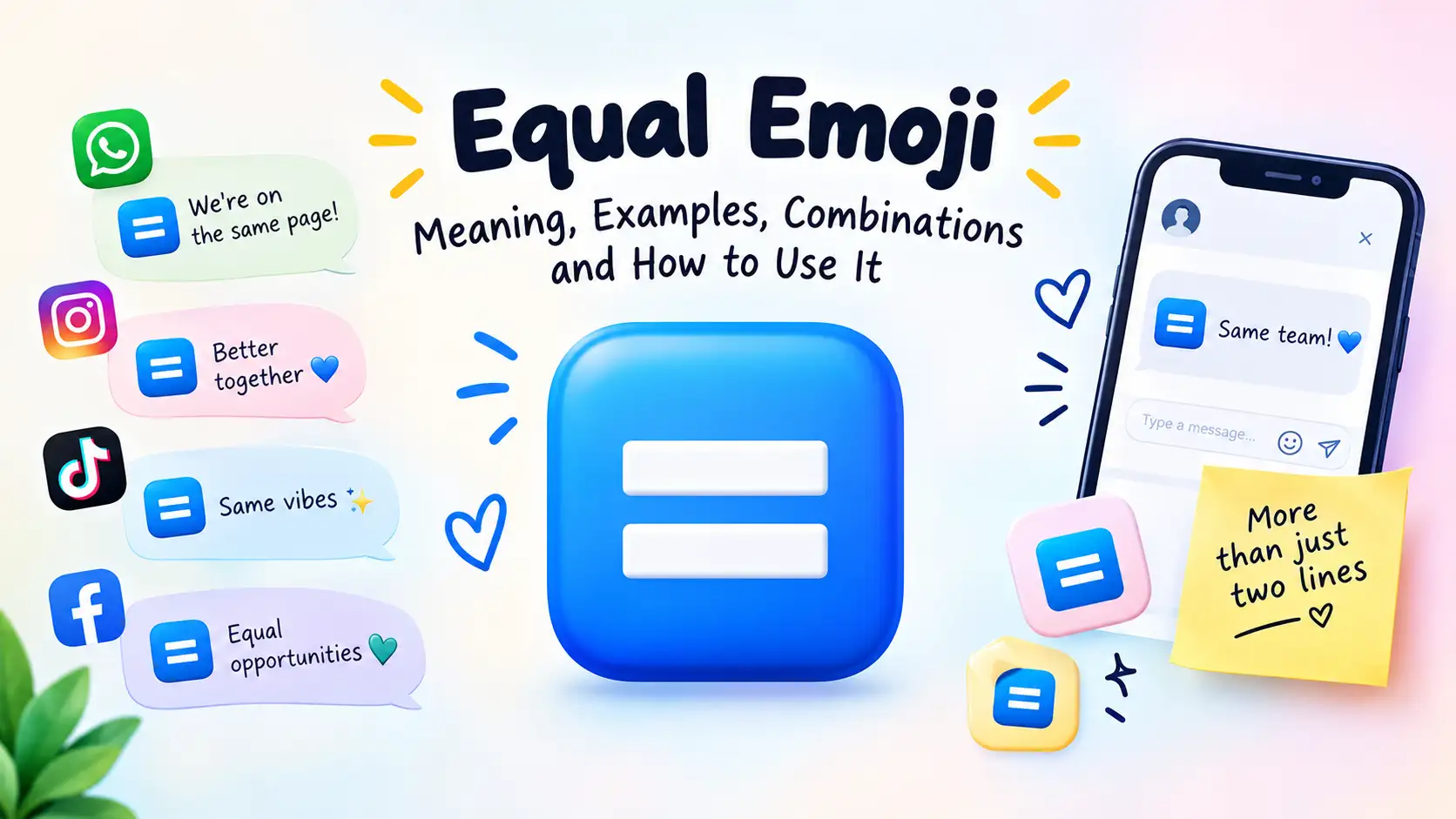 equal emoji
