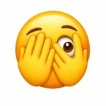 eyes covered emoji