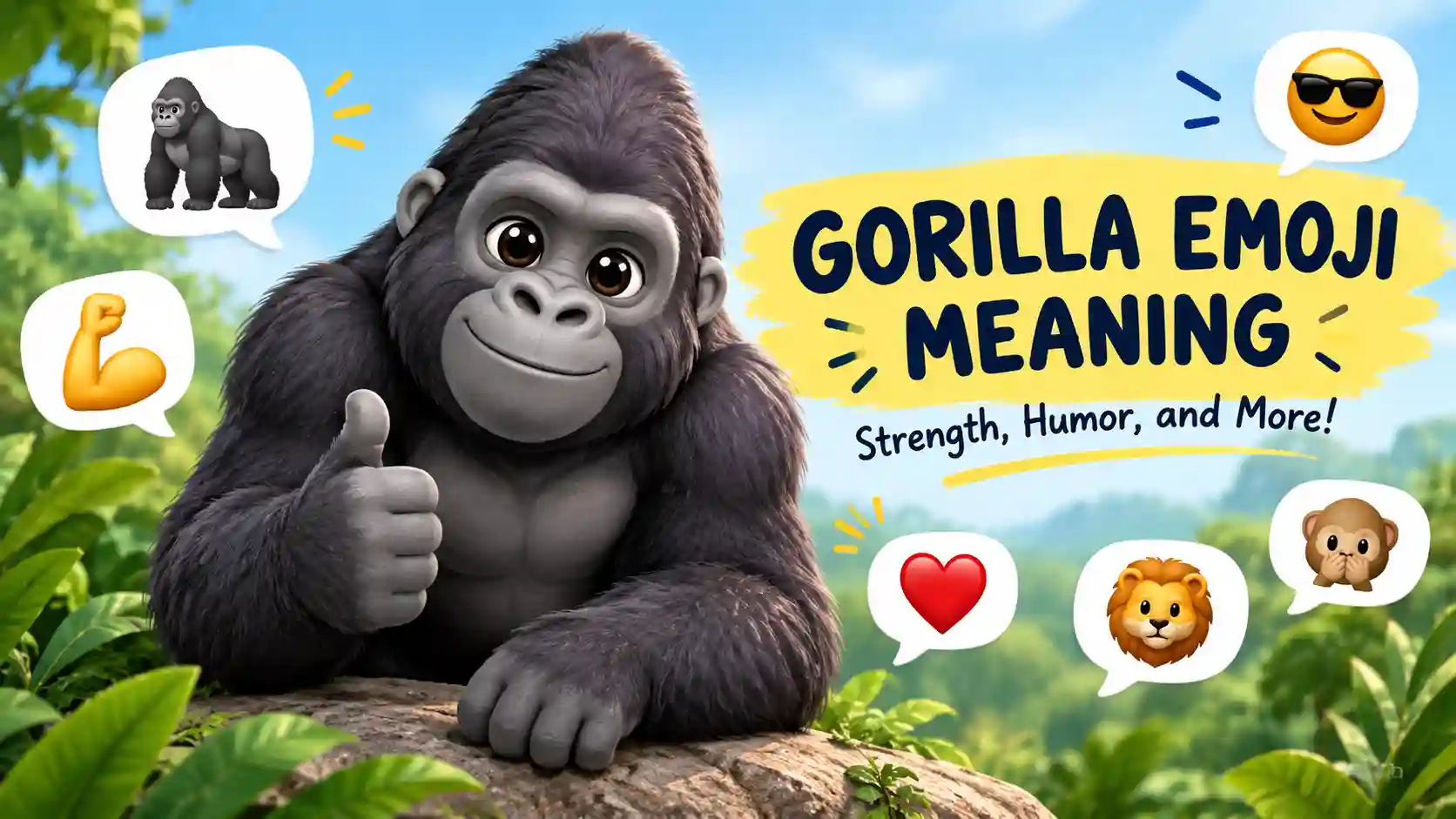gorilla emoji meaning