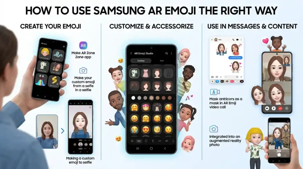 How to Copy and Paste Samsung AR Emoji