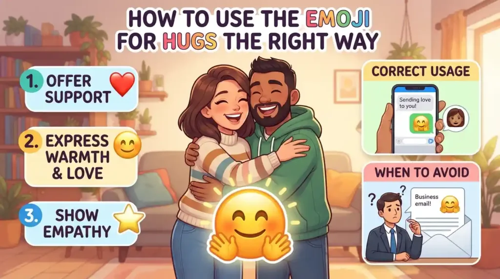 How to Use the Emoji for Hugs the Right Way