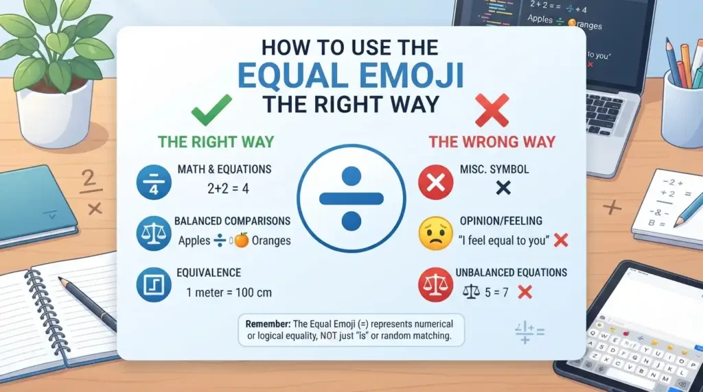 What Does the Equal Emoji Mean