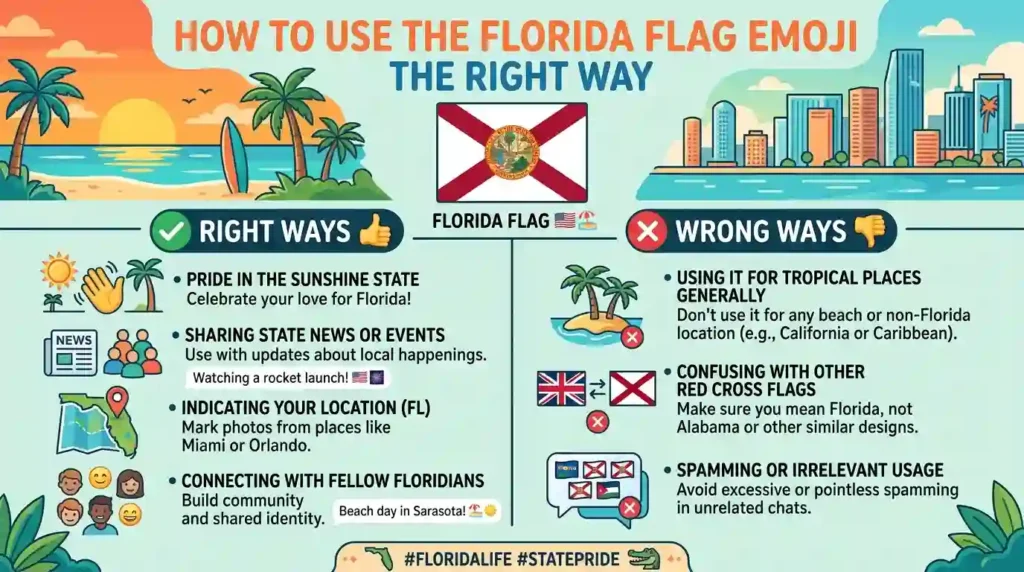 How to Use the Florida Flag Emoji the Right Way