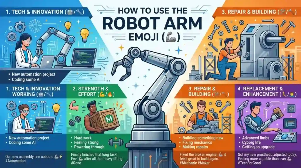 How to Use the Robot Arm Emoji the Right Way
