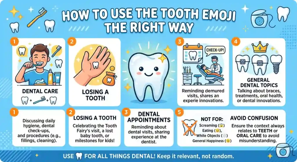How to Use the Tooth Emoji the Right Way
