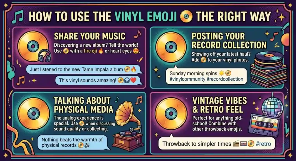 How to Use the Vinyl Emoji the Right Way