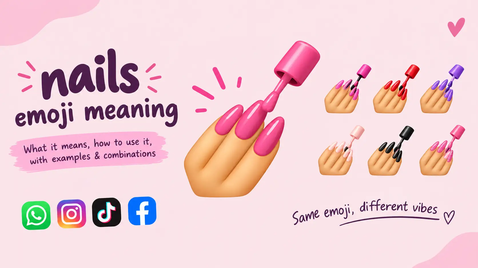 nails emoji meaning