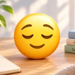 calm face emoji