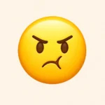 sour face emoji