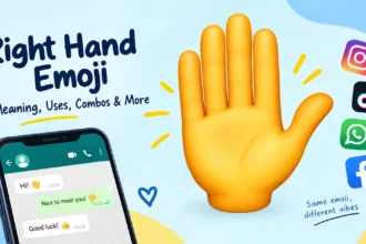 right hand emoji