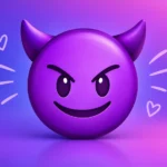 smiling demon emoji