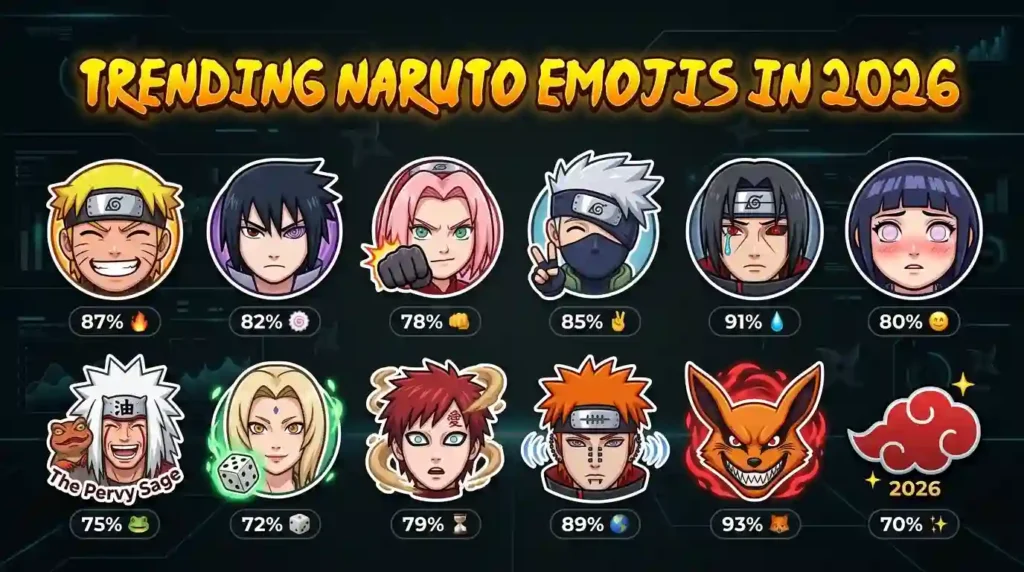Trending Naruto Emojis in 2026