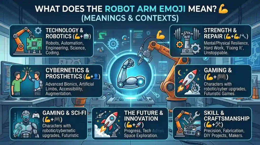 Trending Robot Arm Emoji in 2026