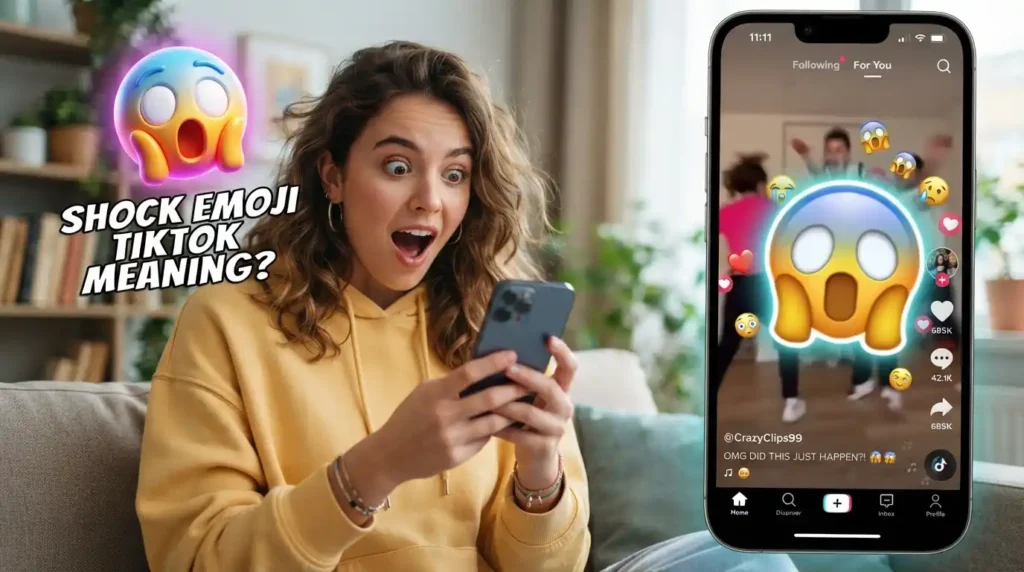 What Does Shock Emoji TikTok Mean