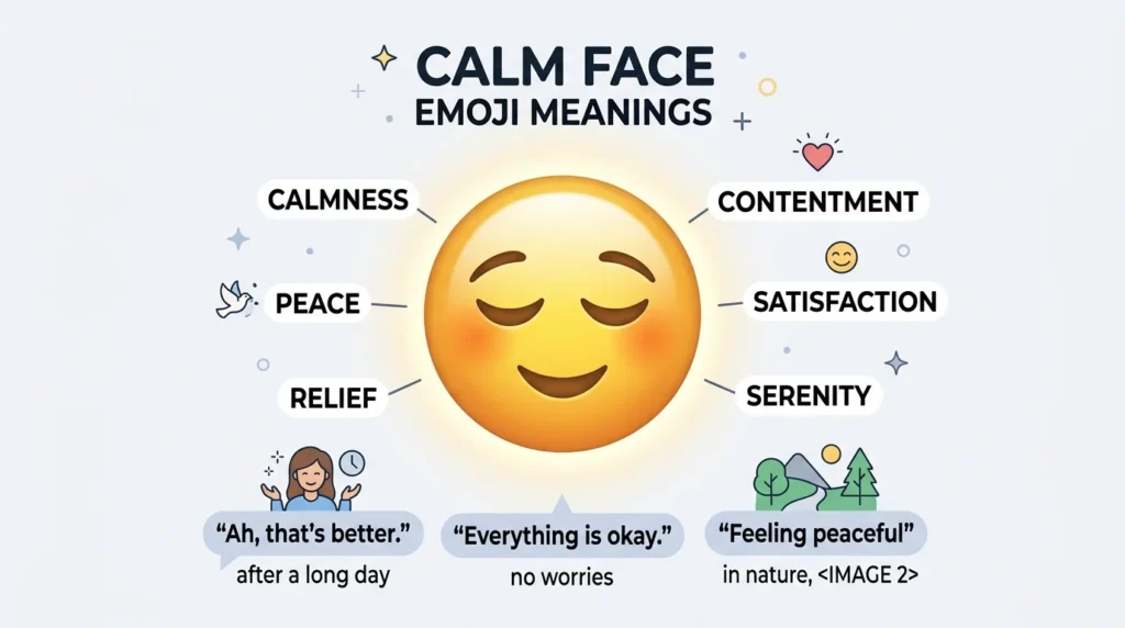What Does the Calm Face Emoji Mean