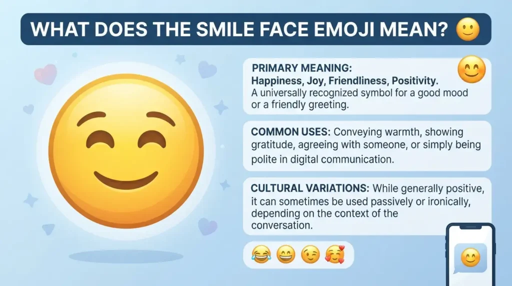 What Does the Emoji Smile Face Mean