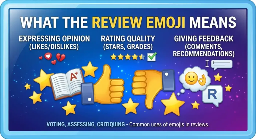 What Does the Review Emoji Mean