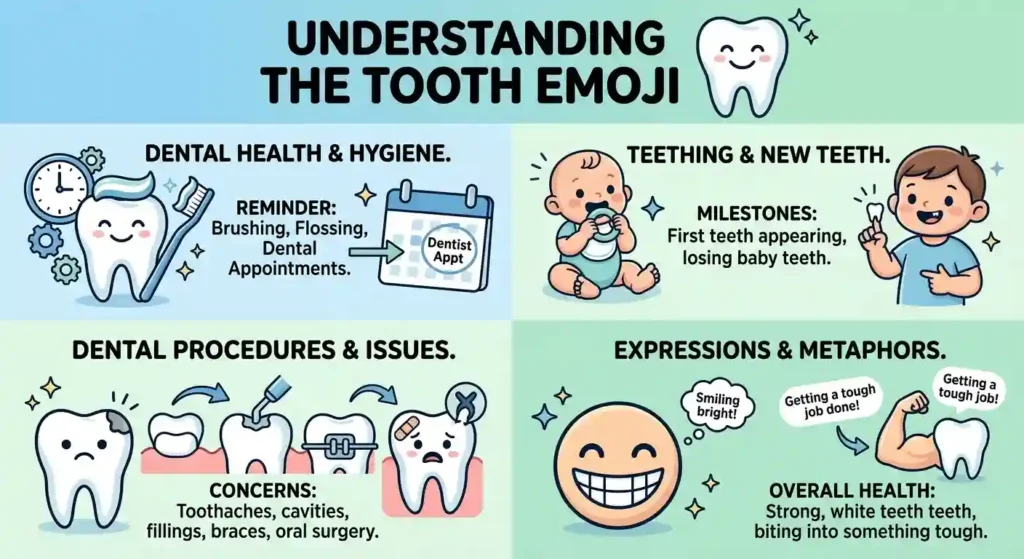 What Does the Tooth Emoji Meaning Tell You
