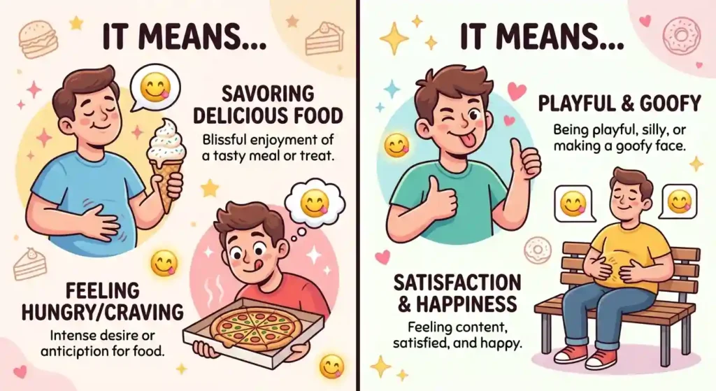 What Does the Yummy Emoji Mean