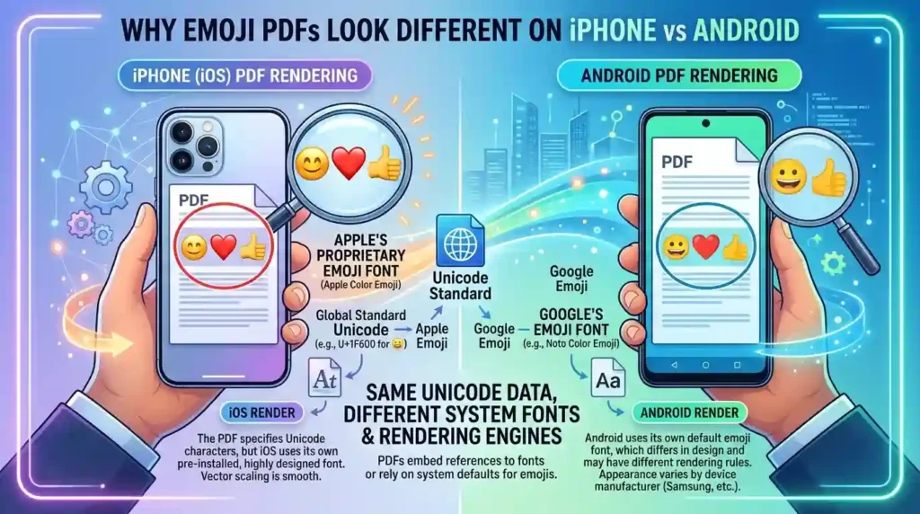 Why Do Emoji PDFs Look Different on iPhone and Android