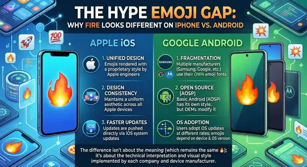 Why Do Hype Emojis Look Different on iPhone and Android